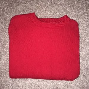 Boys red sweater